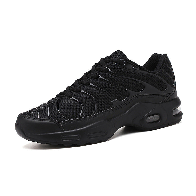 Dames sportieve sneakers met ademend bovenwerk en dempende zool – Zwart en Groen – Zwart