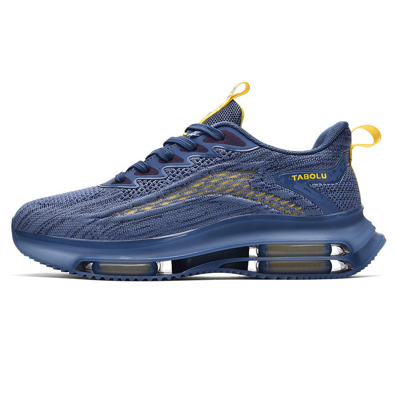 Dames performance sneakers met luchtkussenzool – Zwart met rood