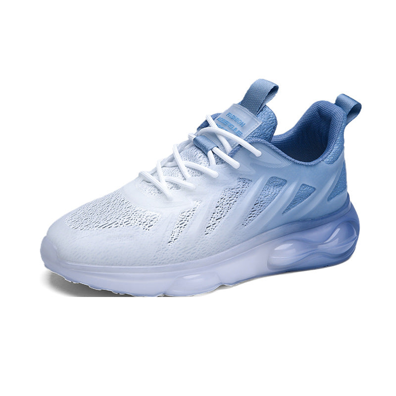 Dames hardloopschoenen met ademend mesh bovenwerk en dempende zool – Zwart en Wit – Wit