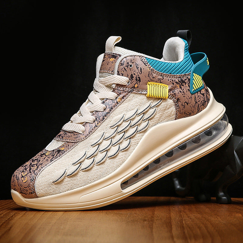Dames performance sneakers met dempende zool – Wit en Zwart – Zwart