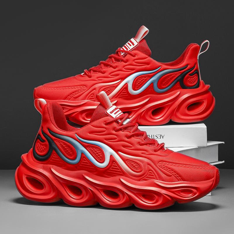 Dames sportieve sneakers met luchtkussenzool – Groen
