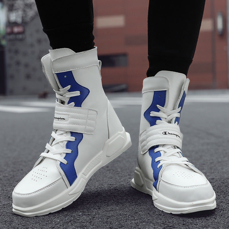 Dames sneakers met gespsluiting – Zwart met rood