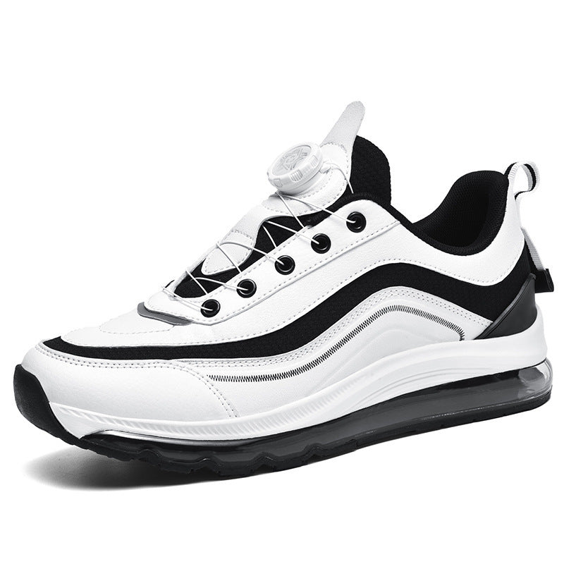 Dames sportsneakers met vetersluiting en dempende zool – Zwart