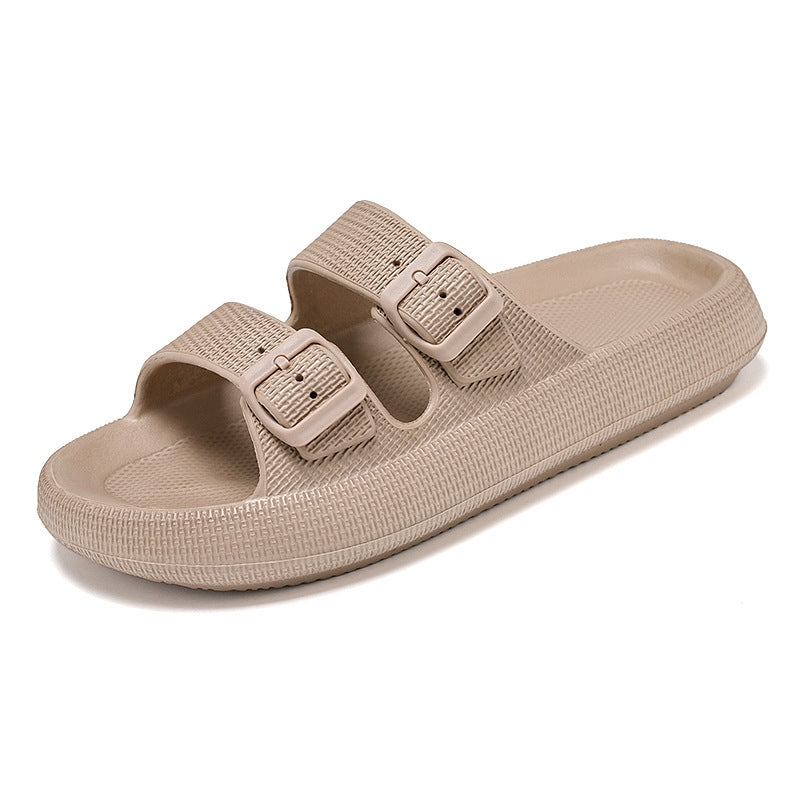 Dames comfortabele sandalen met gespsluiting – Roze
