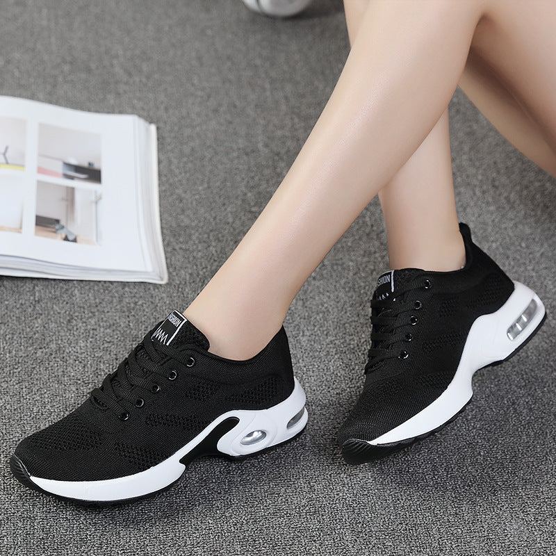 Dames sportieve sneakers – Rood en Wit – Roze