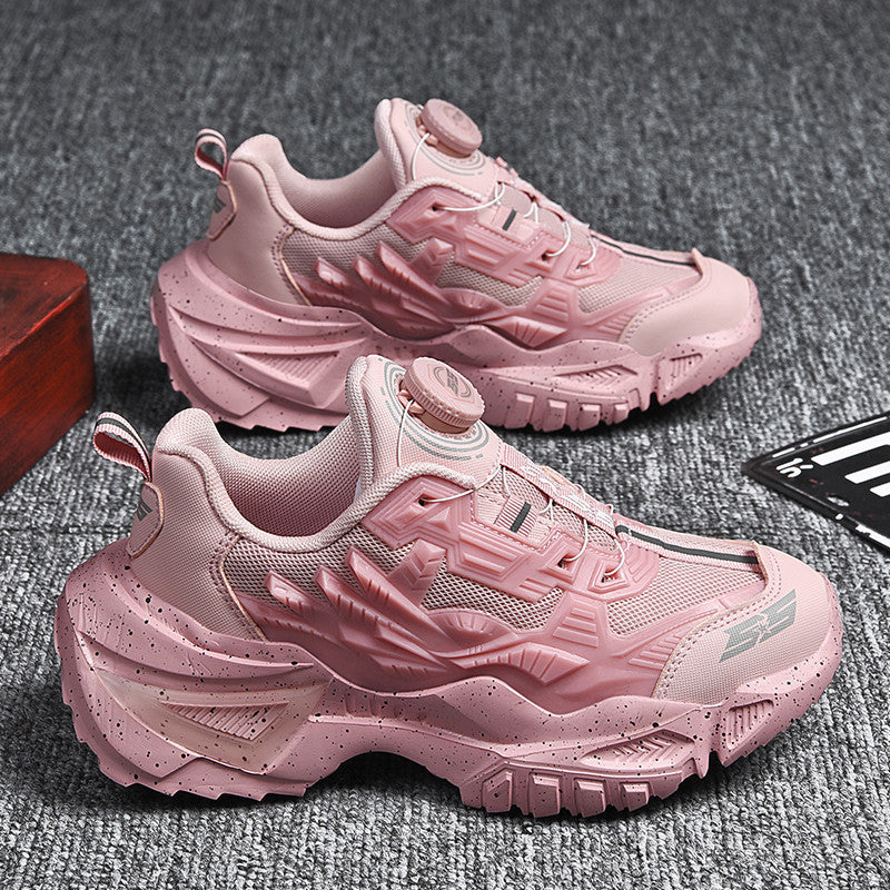 Dames sportieve chunky sneakers met dempende zool – Zwart