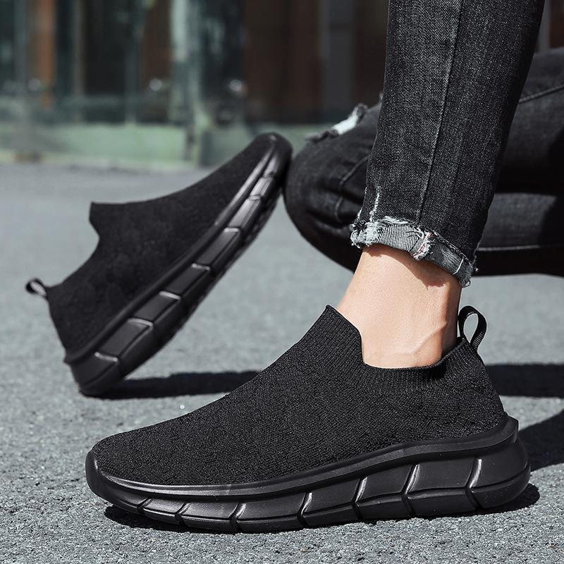 Dames hardloopschoenen met ademend bovenwerk – Zwart en Khaki – Zwart-wit