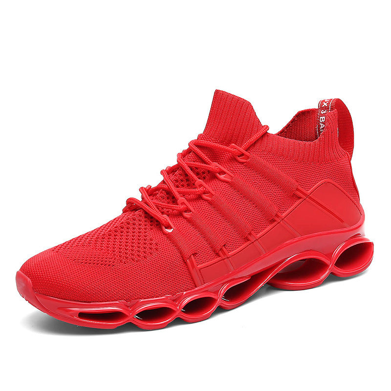 Dames lichte sportsneakers – Zwart en Zwart-rood – Zwart