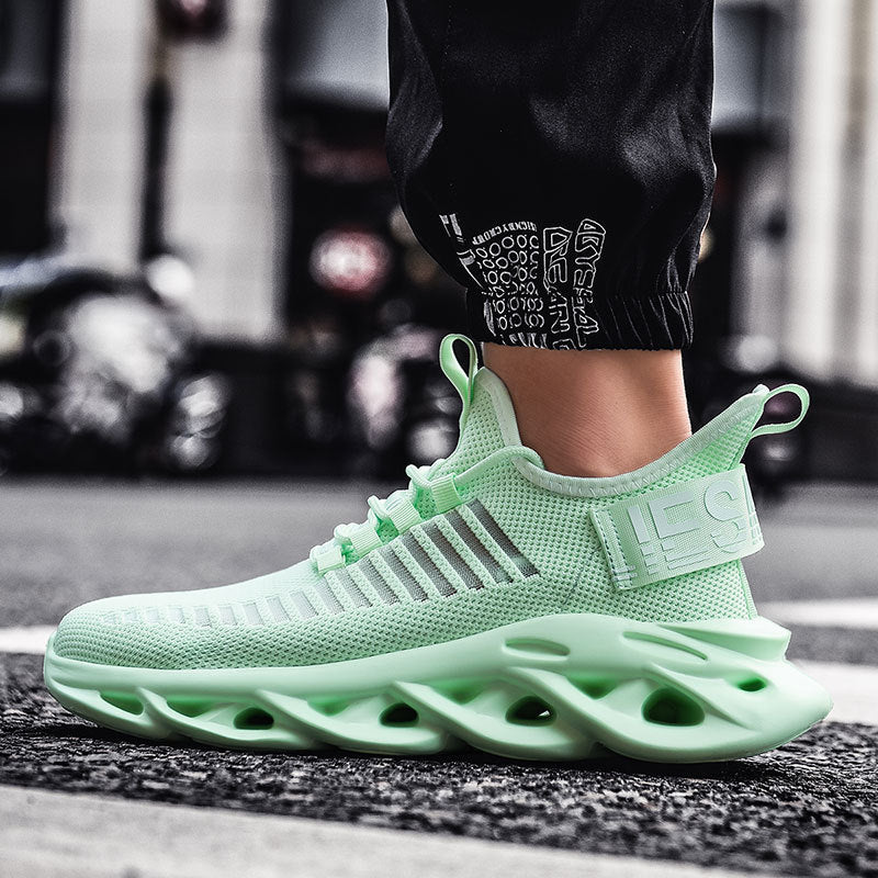 Dames performance sneakers met flexibele zool en ademend mesh bovenwerk – Wit