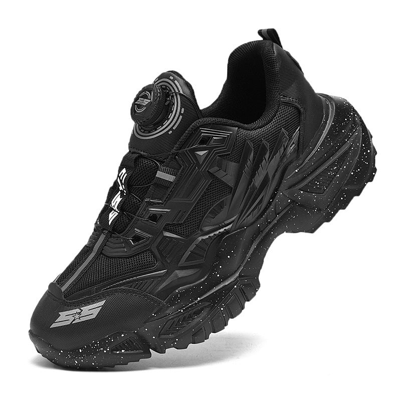 Dames sportieve chunky sneakers met dempende zool – Zwart
