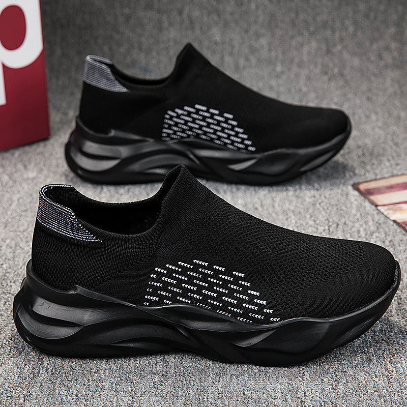 Dames slip-on sneakers met dempende zool en ergonomisch ontwerp – Perzikrood