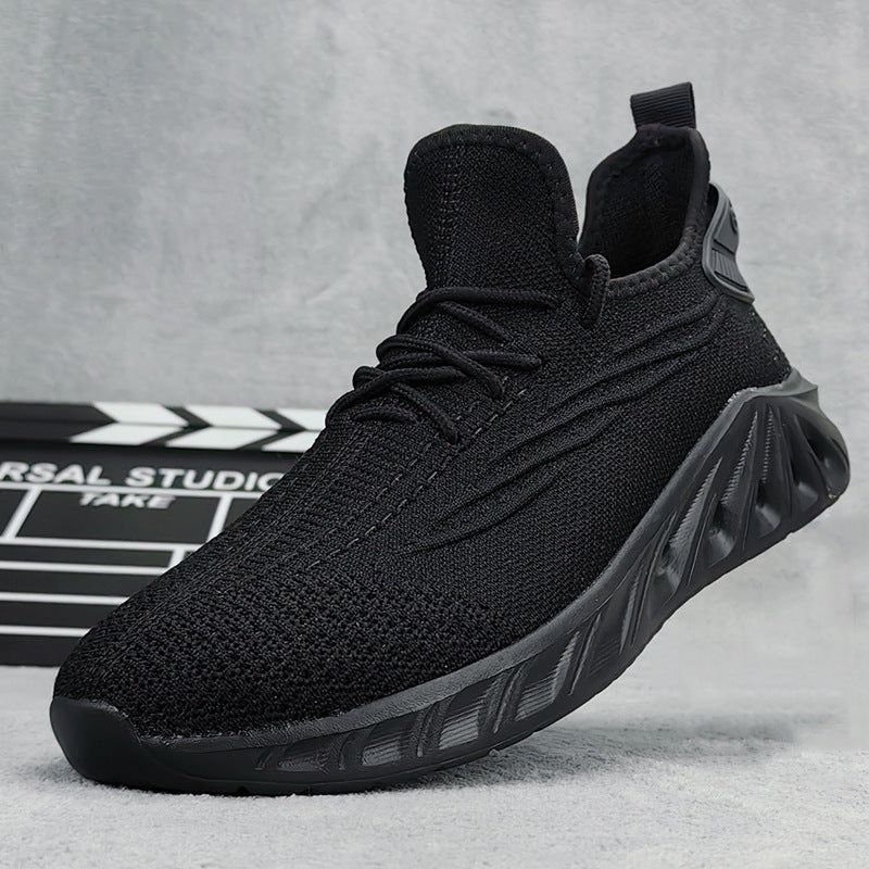 Dames sneakers met antislipzool en ademend bovenwerk – Grijs en Wit – Zwart