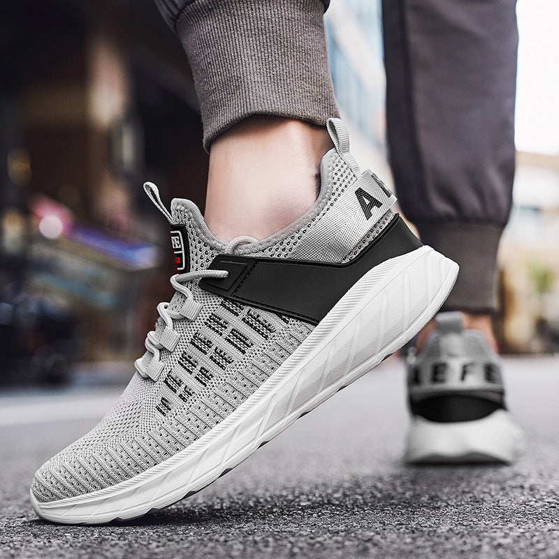 Dames lichte fitnesssneakers – Grijs