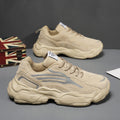 Dames comfortabele sportieve vrijetijdssneakers met dempende zool en ergonomisch ontwerp – Beige