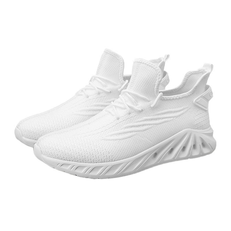 Dames sneakers met antislipzool en ademend bovenwerk – Grijs en Wit – Grijs