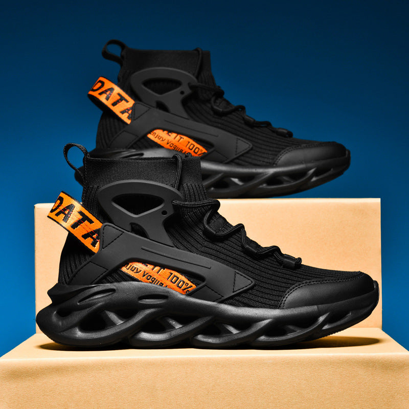 Dames technische sportsneakers met ondersteunende zool – Olijfgroen
