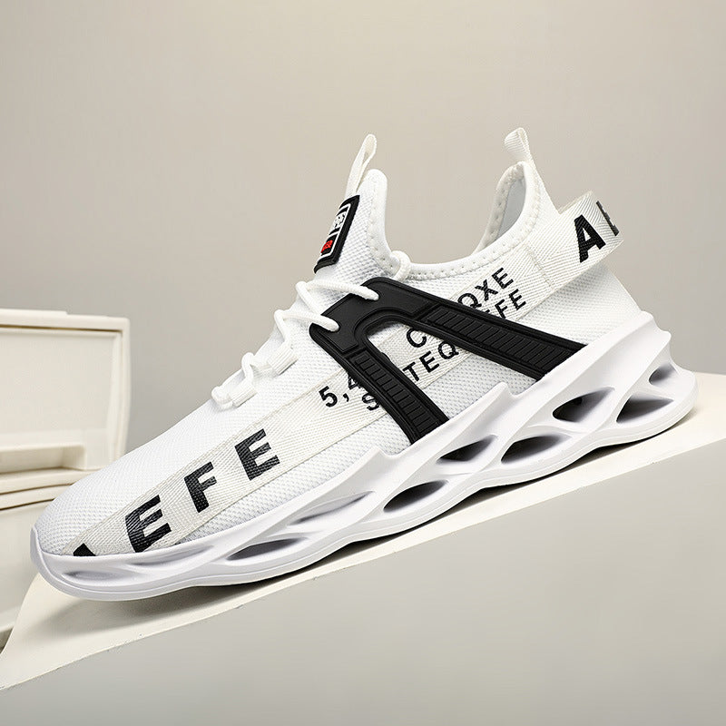 Dames sneakers met ademend bovenwerk en dempende zool – Zwart