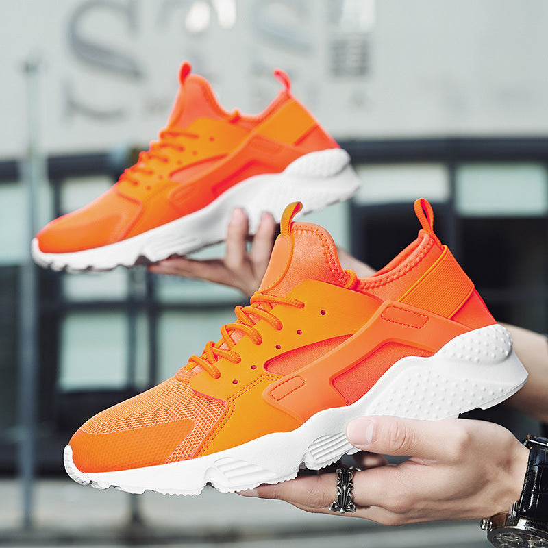 Dames modieuze sneakers met ademend mesh bovenwerk en dempende zool – Groen