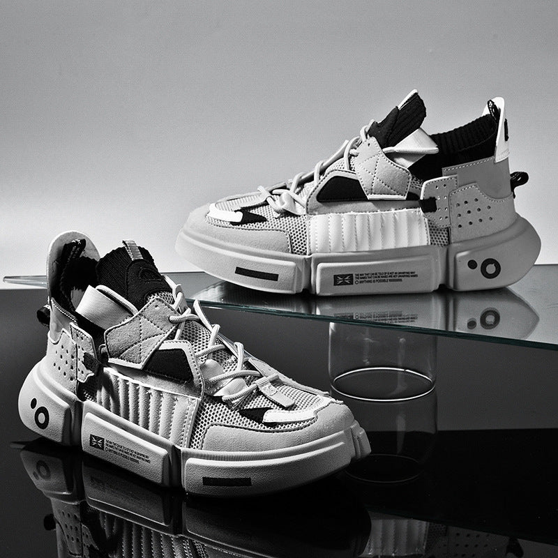 Dames technische sneakers met gripprofiel – Zwart
