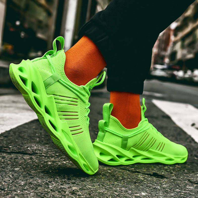 Dames performance hardloopschoenen met ademend mesh bovenwerk en dempende zool – Zwart