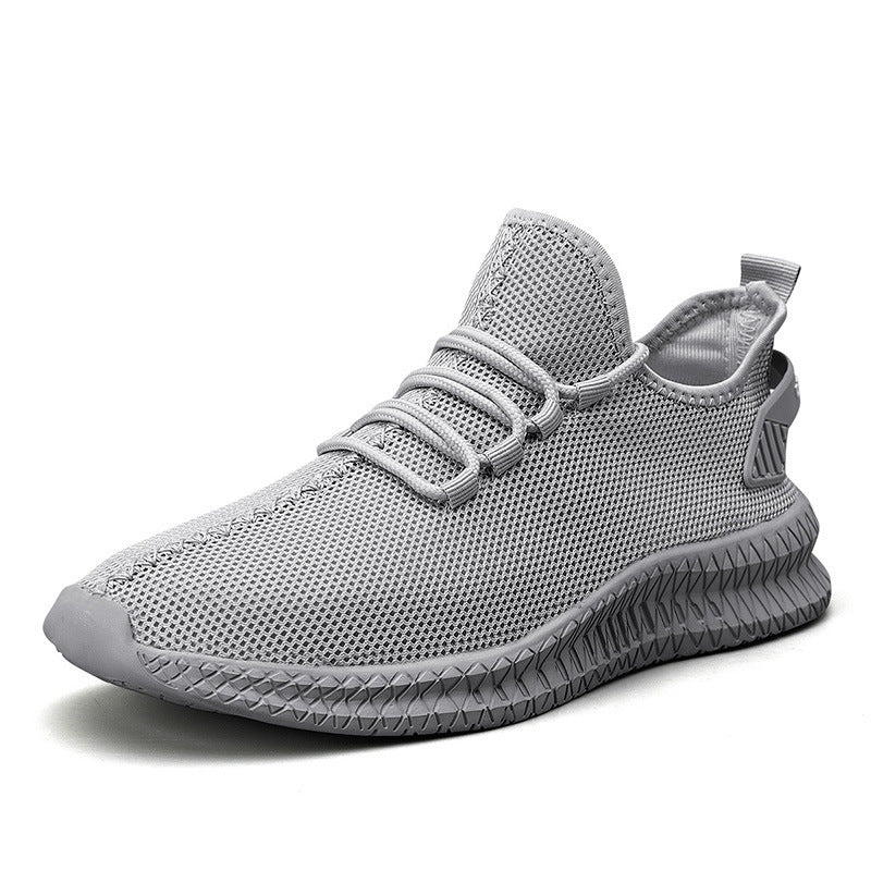 Dames lichte sneakers met ademend mesh bovenwerk – Wit