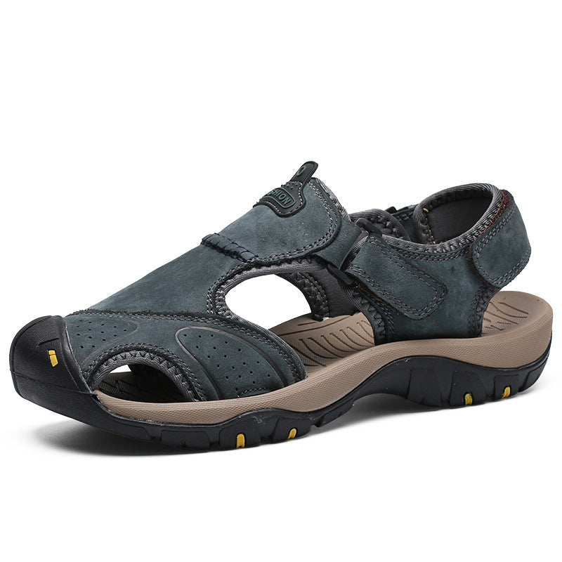 Dames stijlvolle sandalen met antislipzool en verstelbare banden – Roodbruin
