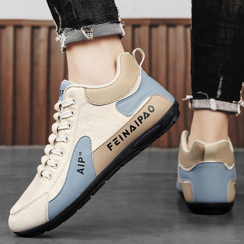 Dames sportieve sneakers met opvallend ontwerp – Bruin