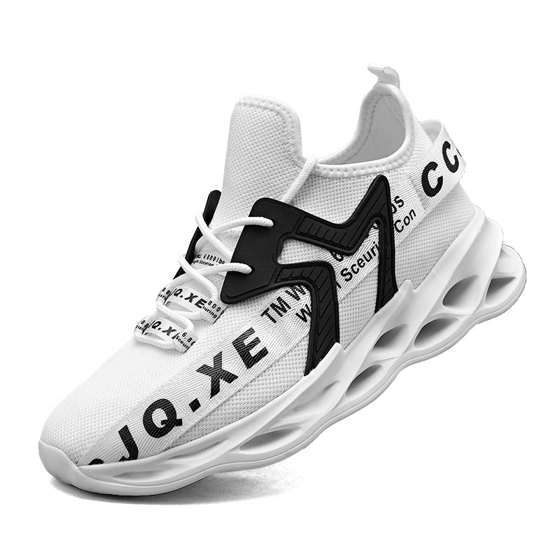 Dames performance sneakers met ademend mesh bovenwerk – Geel