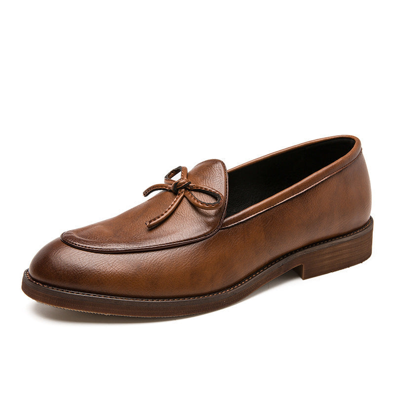 Dames mocassins met strikdetail – Zwart