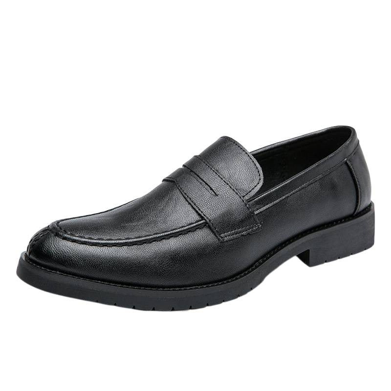 Dames mocassins met antislipzool en leren bovenwerk – Bruin