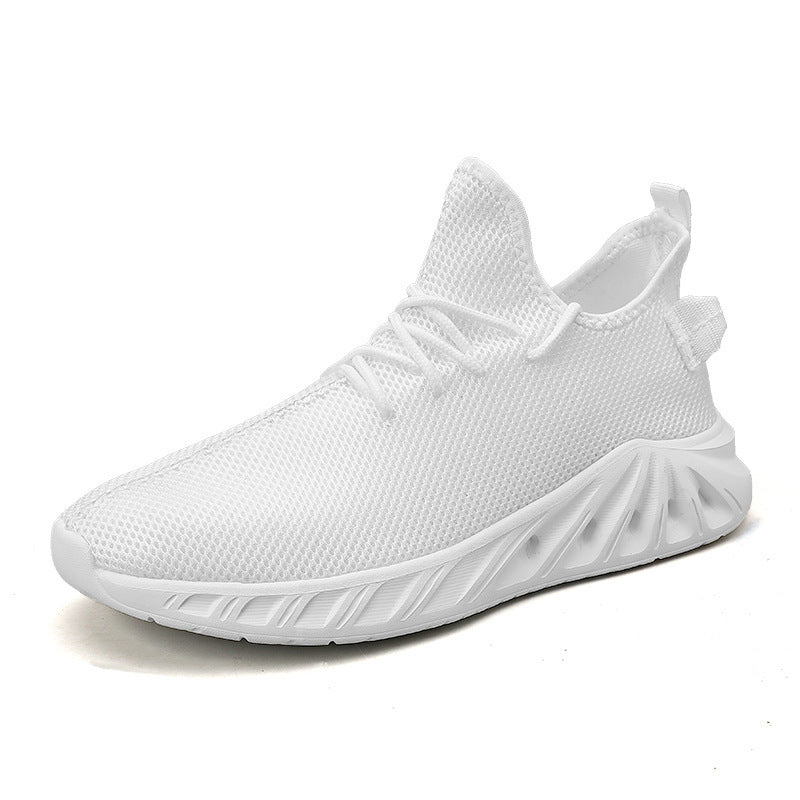Dames comfortabele sneakers – Wit en Zwart – Zwart