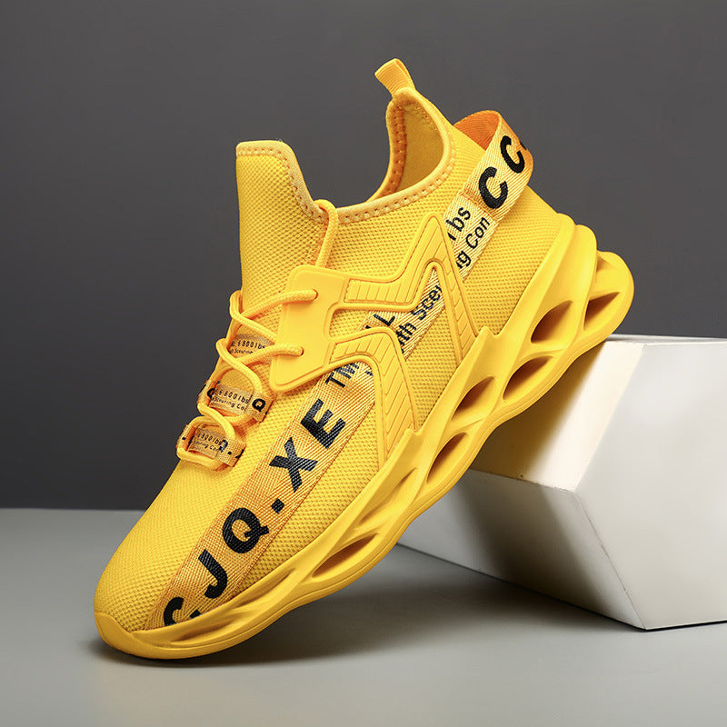 Dames performance sneakers met ademend mesh bovenwerk – Zwart
