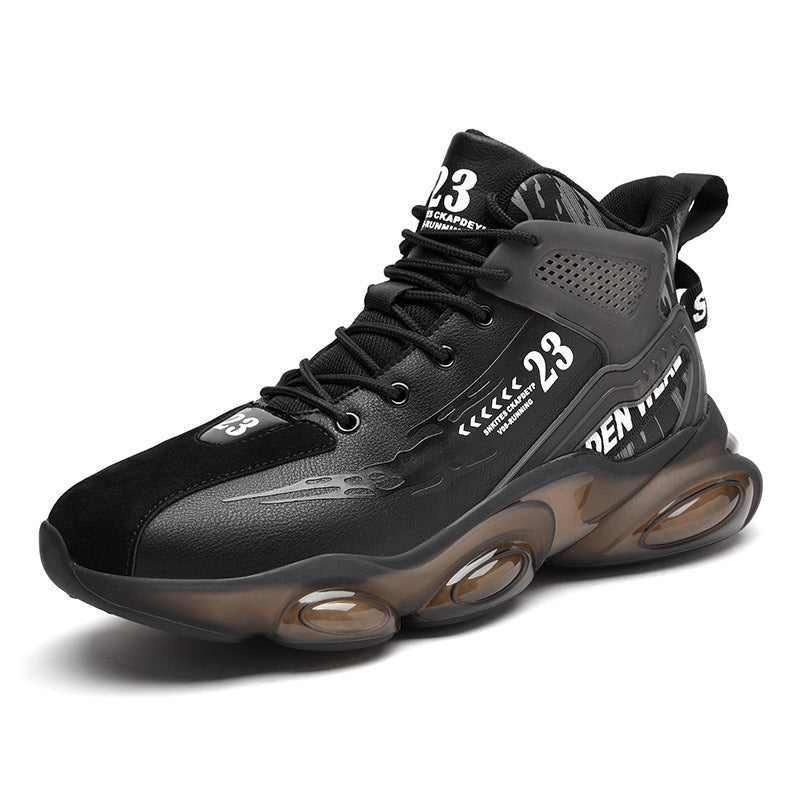 Dames stijlvolle sportsneakers met dempende zool – Zwart en Zwart-wit – Zwart-wit