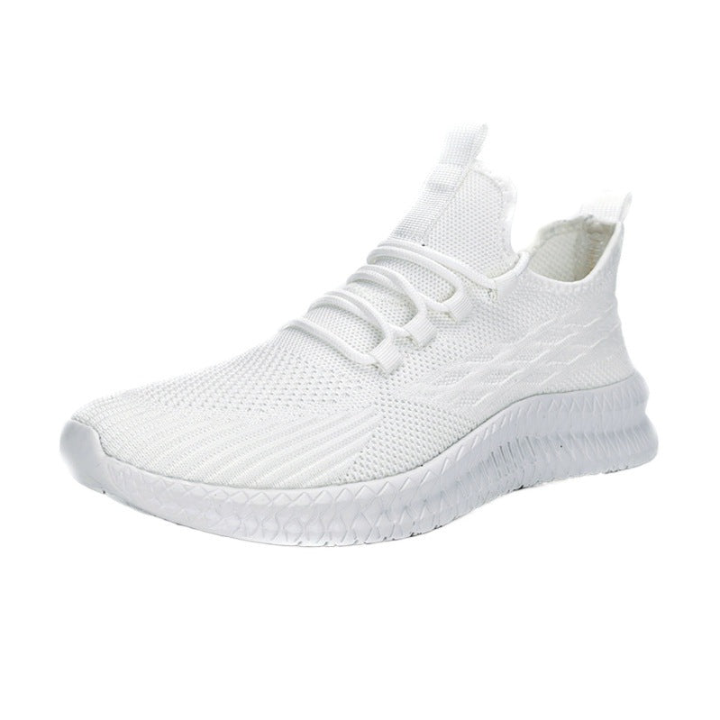 Dames performance vrijetijdssneakers met gebreid bovenwerk – Zwart