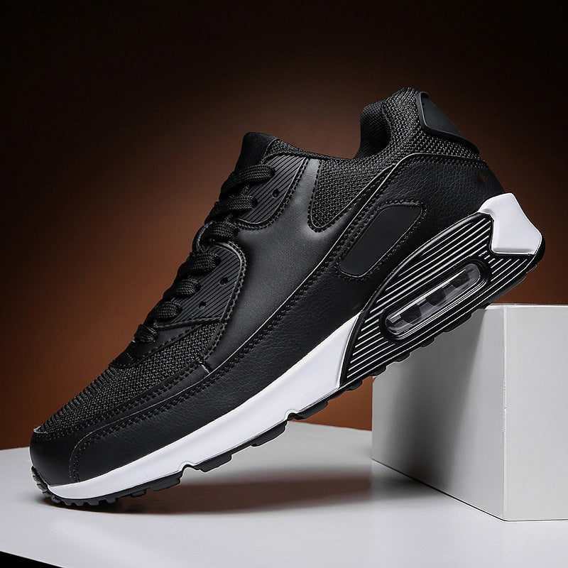 Dames stijlvolle sportsneakers met ademend mesh bovenwerk – Zwart