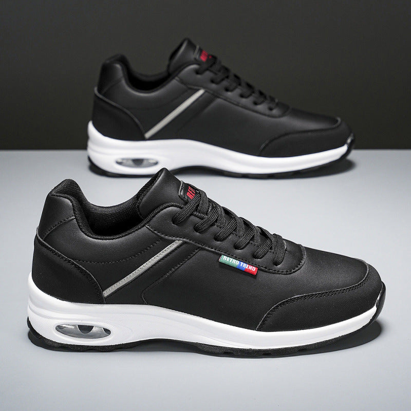 Dames comfortabele sneakers met dempende zool – Bruin en Zwart – Zwart