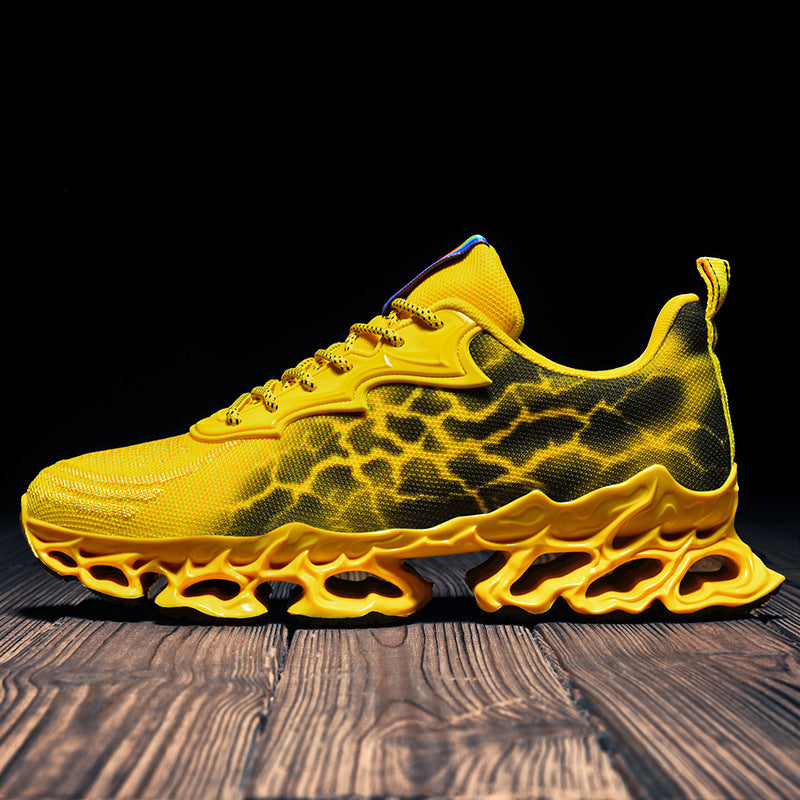 Dames sportieve hardloopschoenen met dempende zool – Zwart