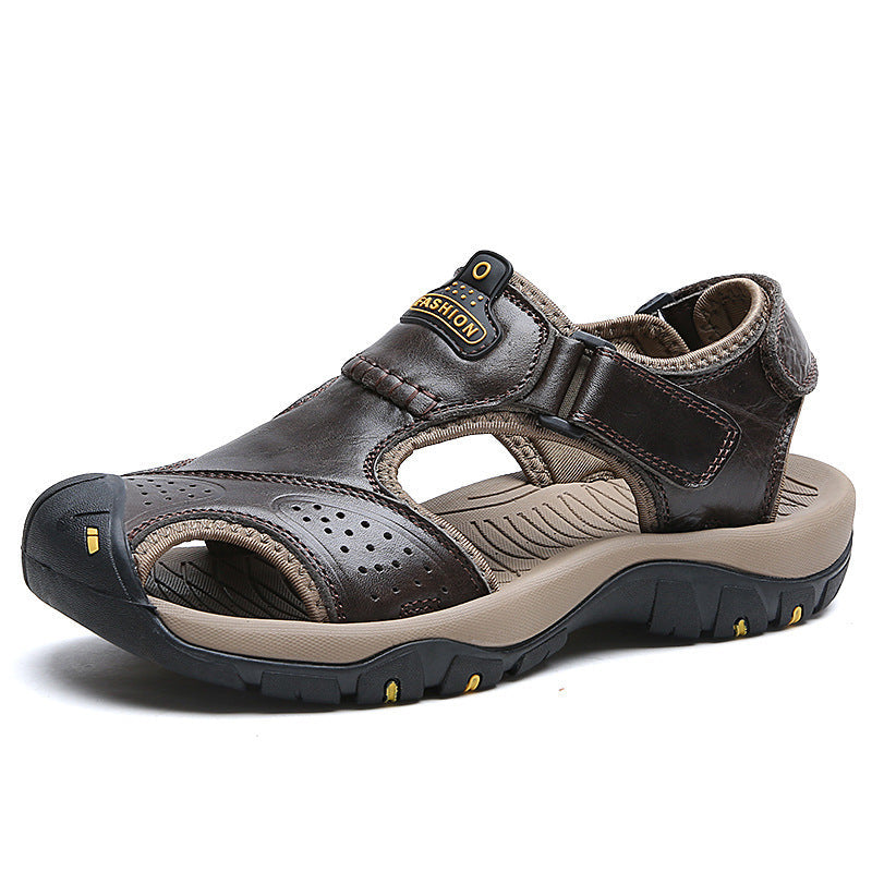 Dames stijlvolle sandalen met antislipzool en verstelbare banden – Khaki