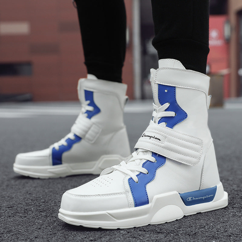 Dames sneakers met gespsluiting – Zwart met rood