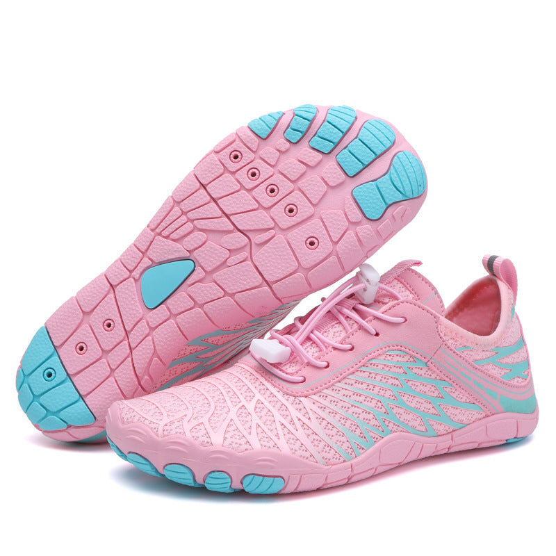 Dames performance hardloopschoenen met antislipzool en flexibele zool – Roze