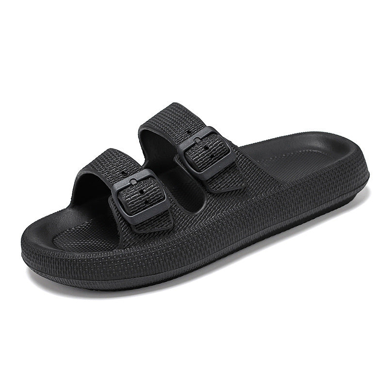 Dames comfortabele sandalen met gespsluiting – Roze