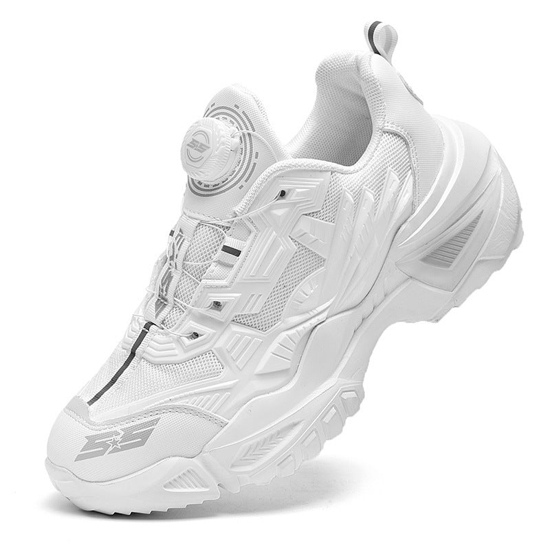 Dames sportieve chunky sneakers met dempende zool – Wit