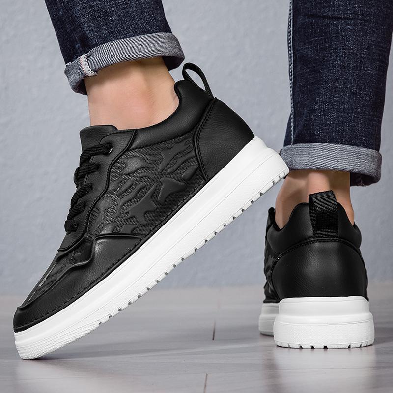 Dames modieuze sneakers met comfortzool – Zwart