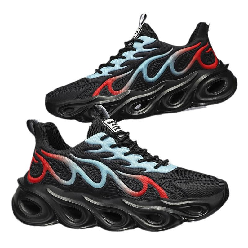 Dames sportieve sneakers met luchtkussenzool – Rood