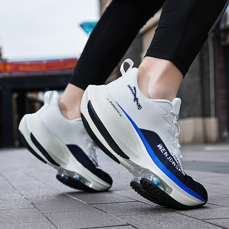 Dames stijlvolle hardloopschoenen met ademend bovenwerk en dempende zool – Wit