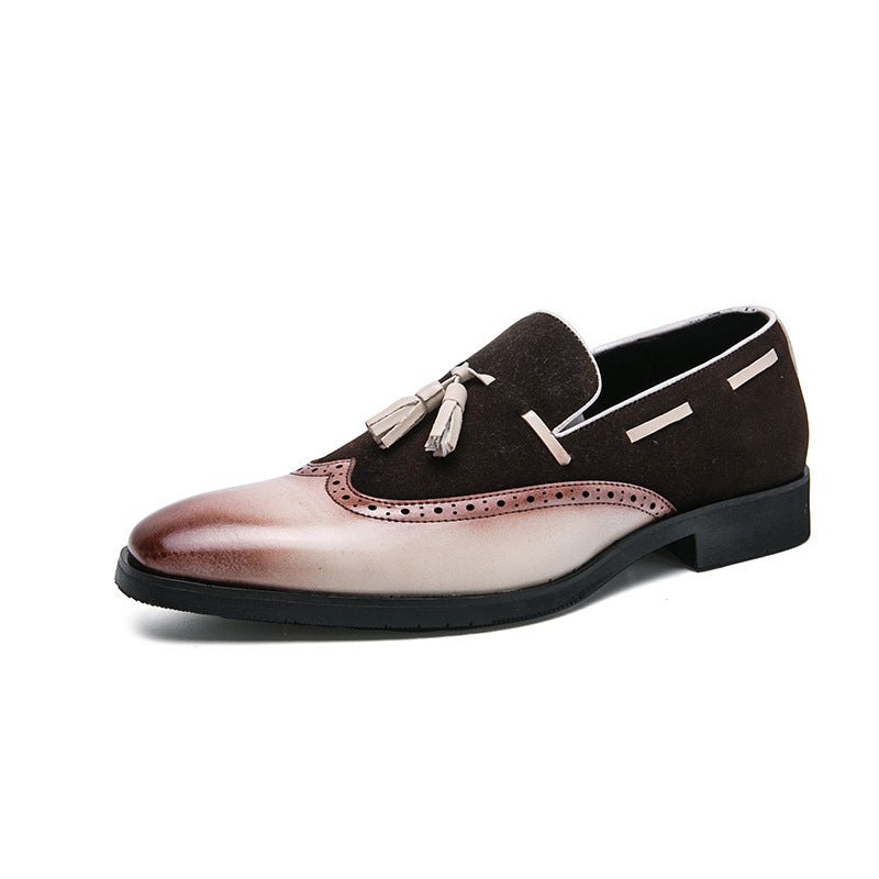 Dames modieuze mocassins met kwastdetails – Zwart