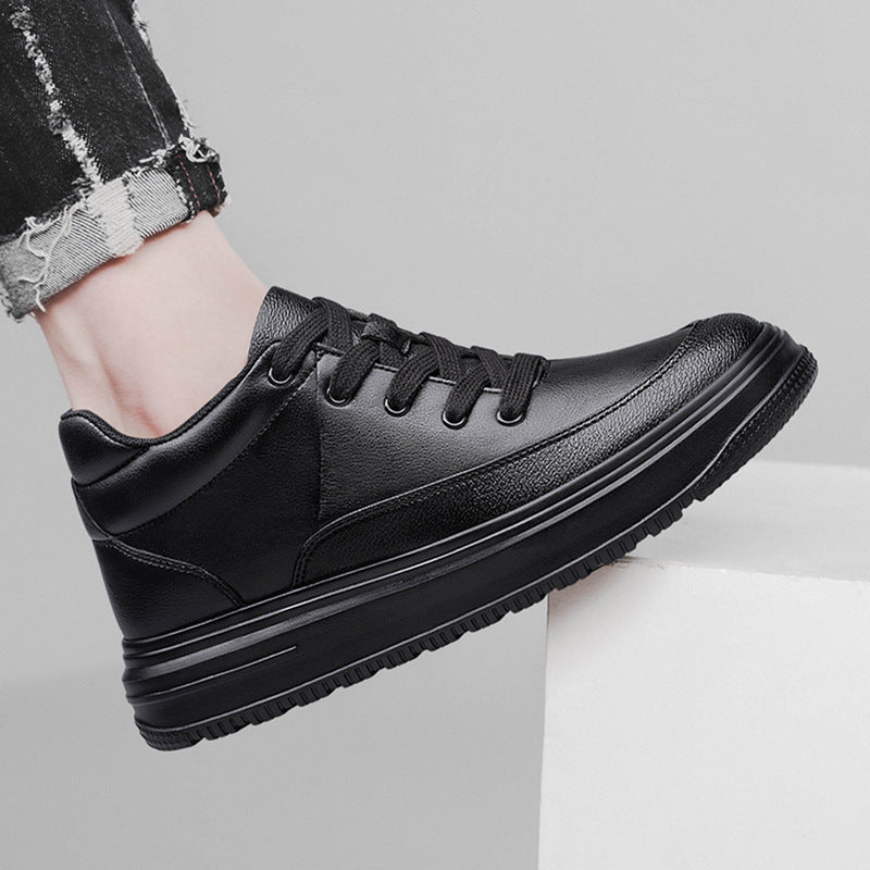 Dames modieuze vrijetijdssneakers met antislipzool en ademend bovenwerk – Zwart