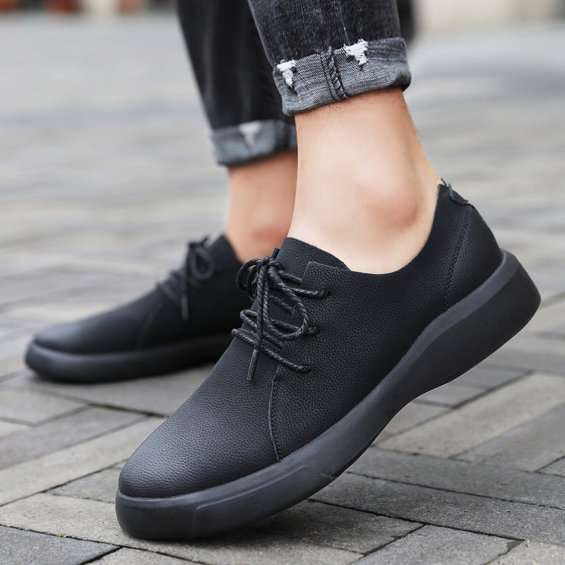 Dames leren schoenen met dempende zool – Bruin