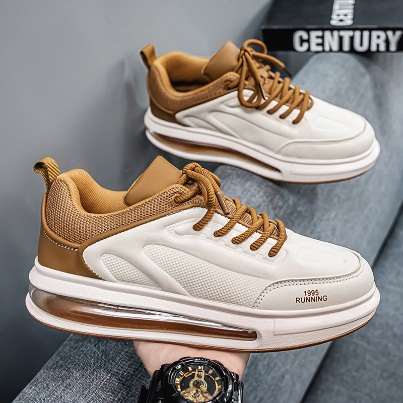 Dames comfortabele vrijetijdssneakers met dempende zool – Zwart-groen