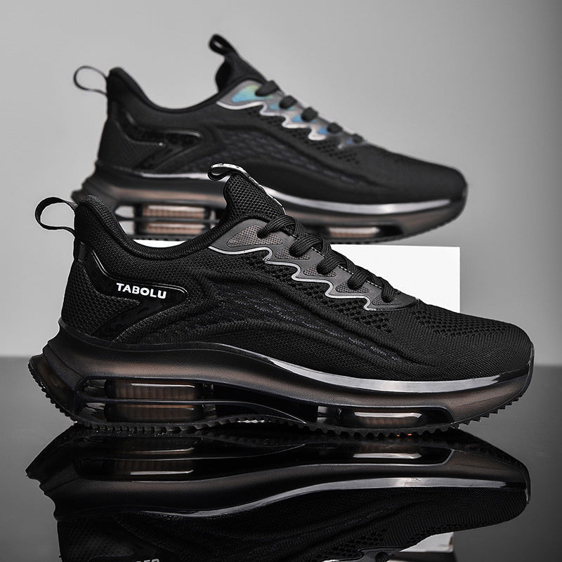 Dames performance sneakers met luchtkussenzool – Zwart-wit